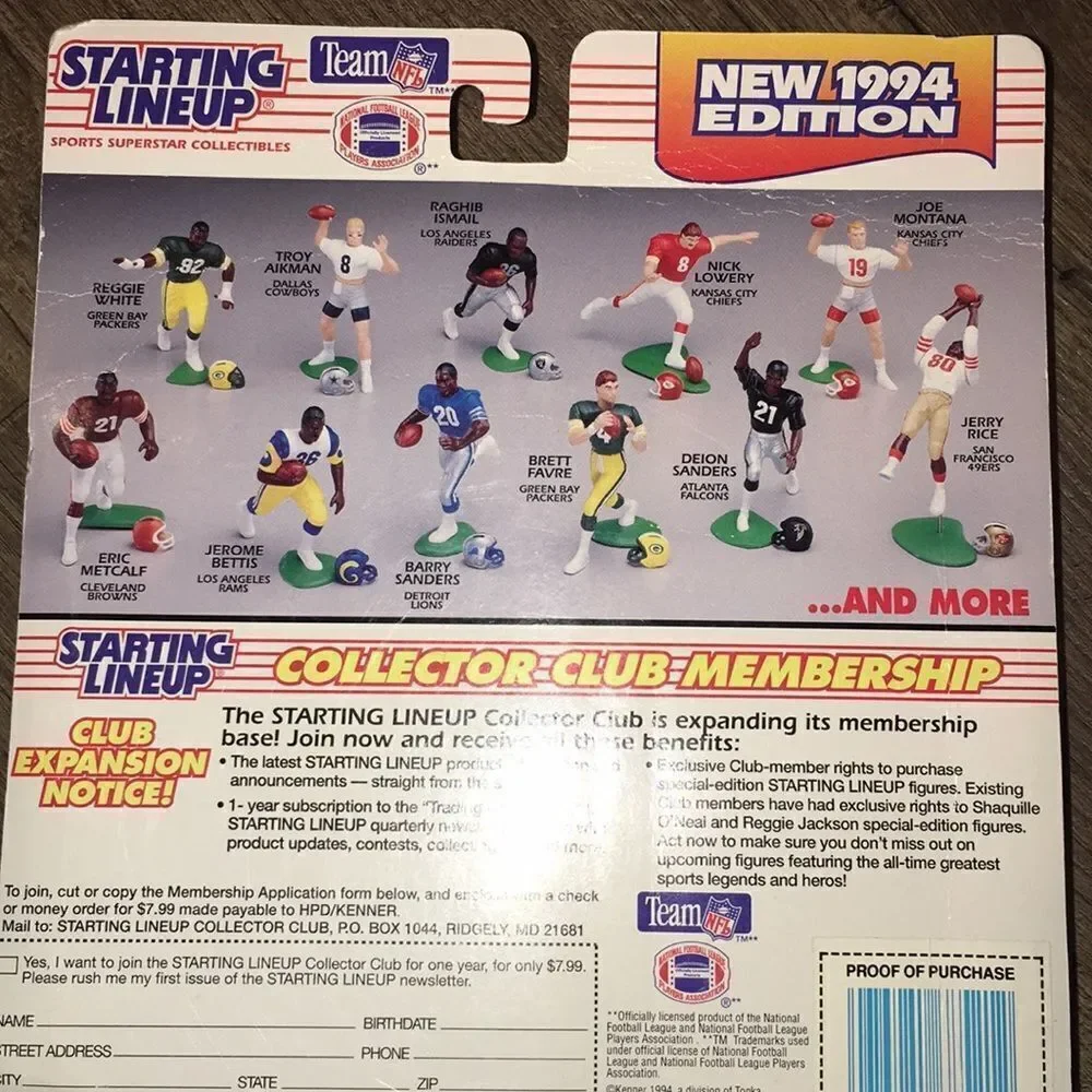 1994 Cortez Kennedy seattle STARTING LINEUP player